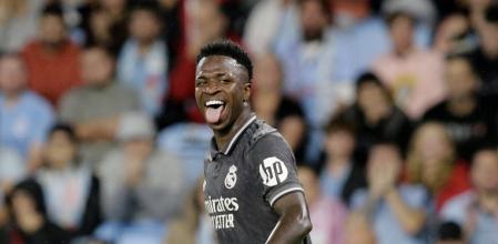 Vinicius en un partido contra el Celta de Vigo l