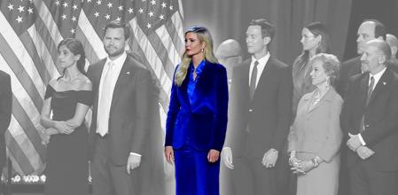 Ivanka Trump. La familia y los más fieles colaboradores de Trump salieron con el presidente electo tras confirmarse la victoria que llevará de nuevo al magnate a la Casa Blanca