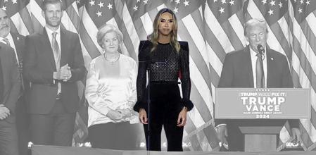 Lara Yunavaska, La familia y los más fieles colaboradores de Trump salieron con el presidente electo tras confirmarse la victoria que llevará de nuevo al magnate a la Casa Blanca