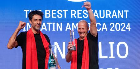 Los chefs Guido Tassi y Pablo Rivero, del restaurante argentino Don Julio