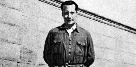 Detalle de una fotografía de José Antonio Primo de Rivera como prisionero en 1936