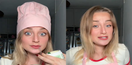 Sandra está intentando salir adelante a través de la cocina