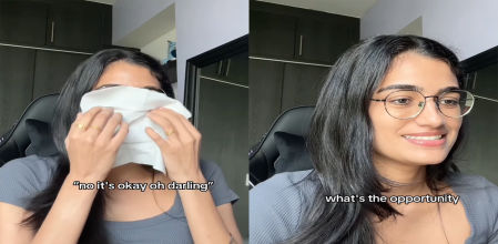 La chica se puso a llorar delante de su jefa, ya que estaba muy nerviosa