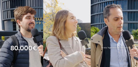 Interesante experimento de compartir salarios e intentar adivinar por la profesión.