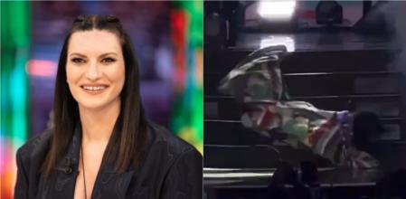 La divertida decisión de Laura Pausini para no volver a tener un accidente en el escenario tras su aparatosa caída