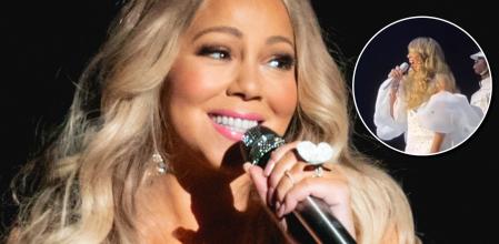 Mariah Carey sorprendió a los asistentes de 'GMA'.