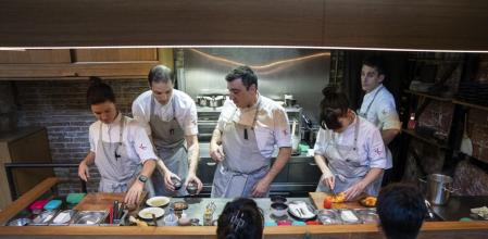 Imágenes del restaurante Direkte, en la Boqueria, del cocinero Arnau Muiño. Barcelona, 4 de Diciembre de 2024