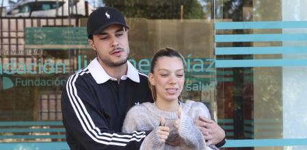 Alejandra Rubio and Carlo Costanzia  in Madrid. December 7 2024