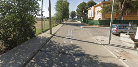 La calle Aranjuez, el lugar próximo donde ocurrió el accidnete