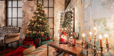 Crea un ambiente navideño único en tu hogar con productos que aportan estilo, comodidad y practicidad.