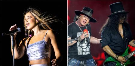 La madrileña Lola Índigo y los Guns N' Roses