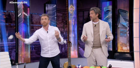 Patrick Dempsey sorprende a Pablo Motos con sus habilidades malabaristas: 