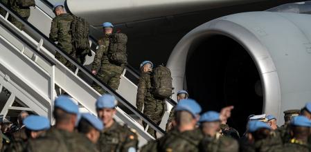 El contingente español en Líbano llegó a contar con un máximo de 1.100 militares 