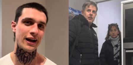 La reacción de los padres al ver el falso tatuaje