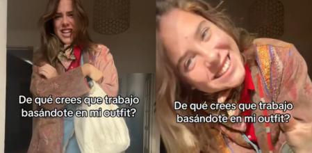 La joven mostró su 'outfit' a sus seguidores