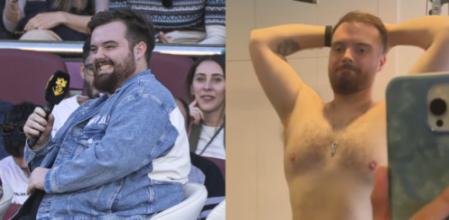 Ibai Llanos sin camiseta