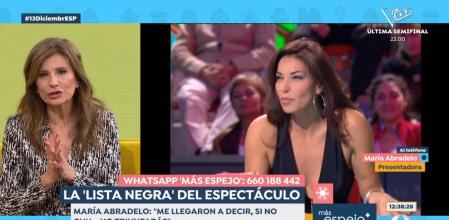 La presentadora María Abradelo alza la voz y relata los abusos sufridos en el mundo del espectáculo: ''Le pegué una bofetada y me fui del despacho''