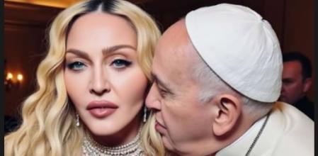 Una de las imágenes generadas por IA que Madonna ha compartido en sus stories de Instagram