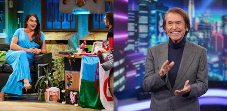Karla Sofía Gascón fue anoche la invitada a 'La Revuelta' y Raphael fue a divertirse a 'El Hormiguero'