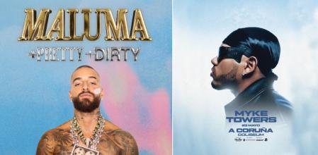Maluma y Myke Towers