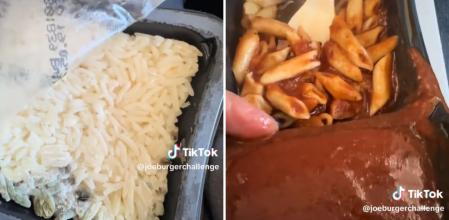 Enseña un menú de comida de una compañía low-cost de vuelos y su opinión es tajante: 