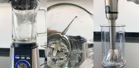 Puedes cortar tiras de papel de aluminio y triturarlas con la batidora para dejar las cuchillas tan afiladas como si la acabases de estrenar.