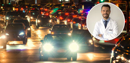 Daniel Villoria, oftalmólogo, recomienda filtros para la conducción nocturna