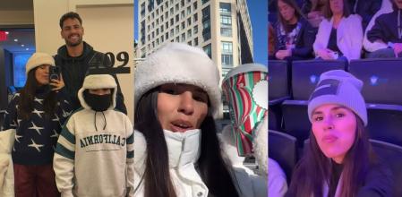 Isa Pantoja ha viajado a Nueva York junto a Asraf Beno y su hijo Alberto