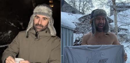 Jorge Cremades explicando lo que sucedió con su camiseta