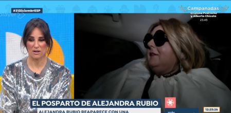 Pilar Eyre y su conjunto de Nochevieja