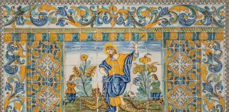 Fundació Mascort La Fundació Mascort de Torroella de Montgrí acoge una exposición de plafones de santos.