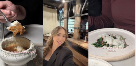 La sopa de cebolla fue lo que más le sorprendió