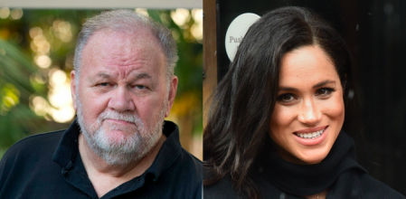 Thomas Markle y Meghan Markle en imágenes de archivo
