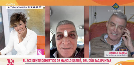 Preocupación por el cómico Manolo Sarrià tras sufrir un accidente doméstico: 