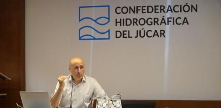 El presidente de la Confederación Hidrográfica del Júcar (CHJ), Miguel Polo.