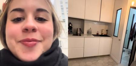 La joven ha mostrado su piso en redes.