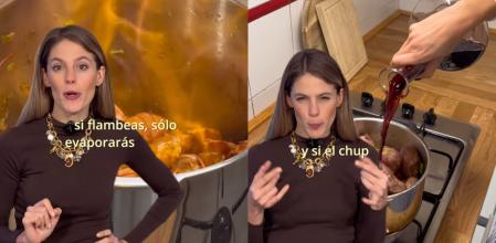 En función del tiempo y el método de cocinado, se elimina más o menos porcentaje de alcohol.