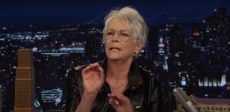 Jamie Lee Curtis en el show del presentado estadounidense Jimmy Fallon