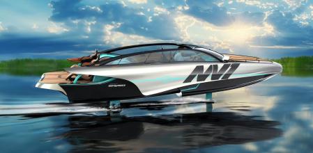 La embarcación pesa 1.700 kg y puede acomodar hasta seis personas.