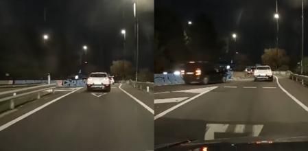 El coche se saltó el ceda el paso.