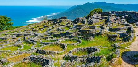 Ruinas de un castro en Galicia