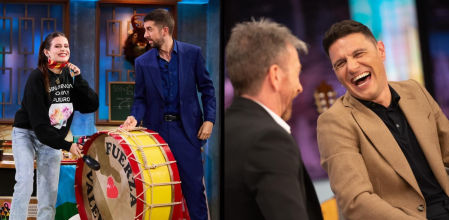 Noah Higón relató anoche su lucha contra las enfermedades raras en 'La Revuelta' y Joaquín fue de promoción con su familia a 'El Hormiguero'
