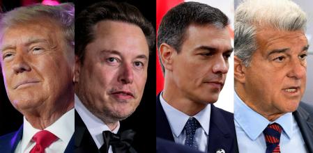 Los licenciados Melero y De España pasan revista a Elon Musk, Donald Trump, Pedro Sánchez y Joan Laporta, con una canción dedicada a cada uno de ellos