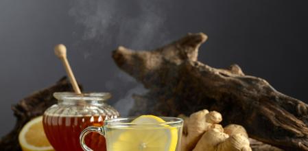 Infusión de miel y jengibre