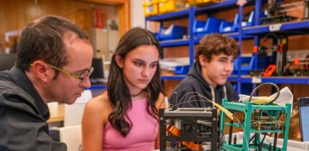 Los alumnos de St. Peter's siempre han estado a la vanguardia de la tecnología