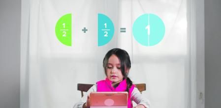 Imagen extraída de un vídeo de DreamBox Learning, que ha revolucionado la enseñanza de matemáticas y ciencias
