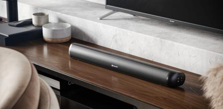Una barra de sonido de gran calidad, que mejorará el sonido de tu televisor