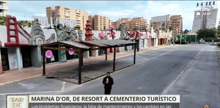 Marina d'Or muestra su estado de abandono al mundo 25 años después de su inauguración