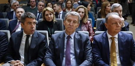 Carlos Mazón, Alberto Núñez Feijóo y Salvador Navarro en imagen de archivo&nbsp;