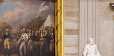 Mark Zuckerberg, Jeff Bezos,Sundar Pichai, Elon Musk, amb parents de Donald Trump i altres convidats a la investidura presidencial el gener passat 